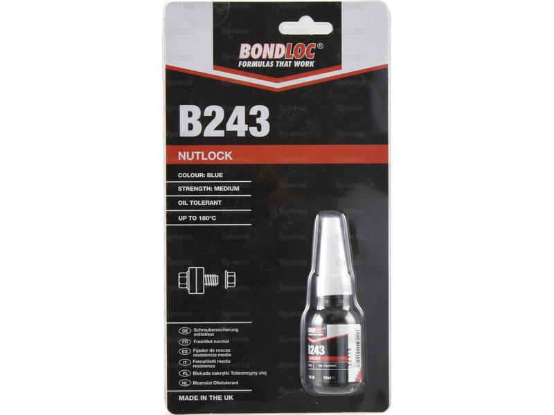 BondLoc B243 - Nutlock - Tolerante A Óleo - 10ml (S.24073)