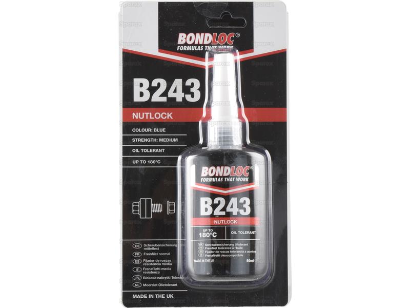 BondLoc B243 - Nutlock - Tolerante A Óleo - 50ml (S.24075)