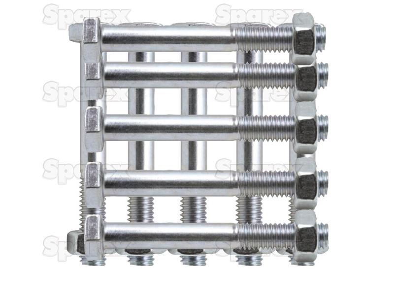 Parafuso métrico, Tamanho: M18 x 60mm (Din 931, 934) 10 un Agripak (S.25673)