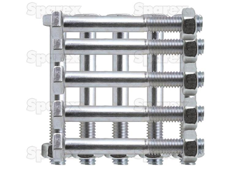 Parafuso métrico, Tamanho: M12 x 50mm (Din 931, 934) 10 un Agripak (S.25945)