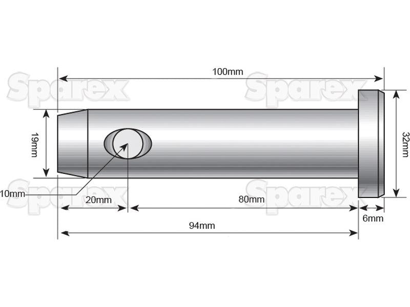 Cavilha 19x80mm Cat.1 (S.2631)