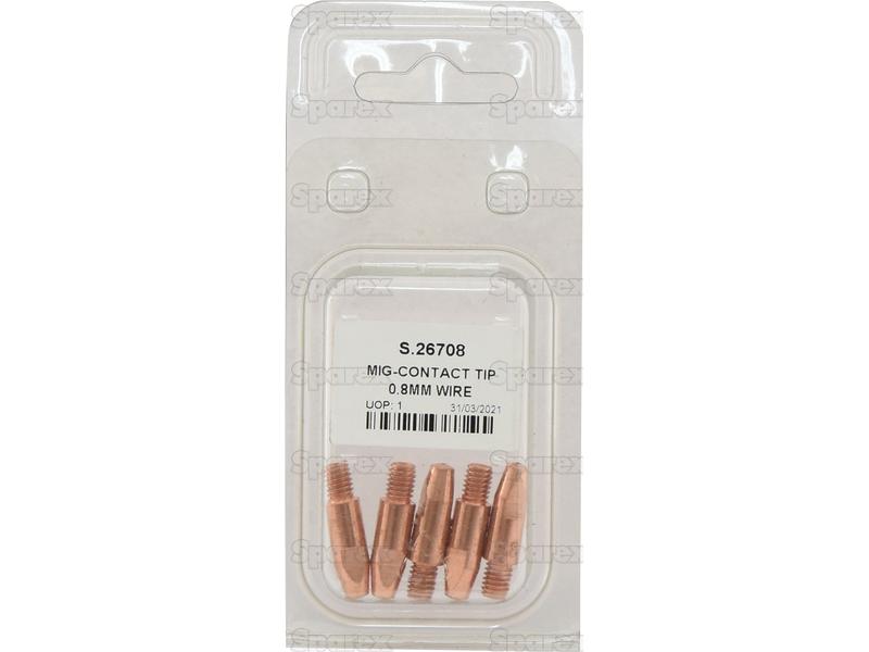 MIG-CONTACT TIP 0.8MM WIRE (S.26708)