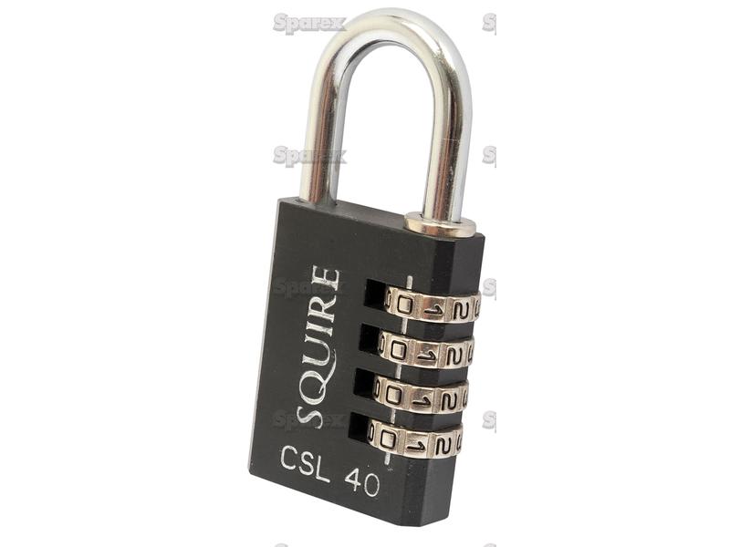 Squire Recodable Toughlock Combination Padlock - Die Cast, Largura da estrutura em: 38mm (Classificação de segurança: 4) (S.26750)