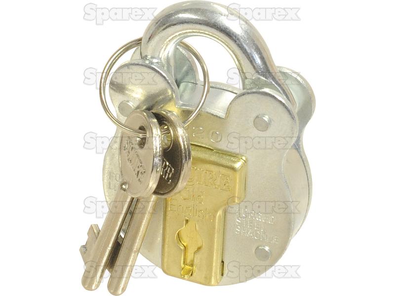 Squire Old English Padlock - Aço, Largura da estrutura em: 38mm (Classificação de segurança: 2) (S.26756)