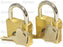 Squire Solid Brass Lion Range Padlock - Brass, Largura da estrutura em: 39.5mm (Classificação de segurança: 3) (S.26760)