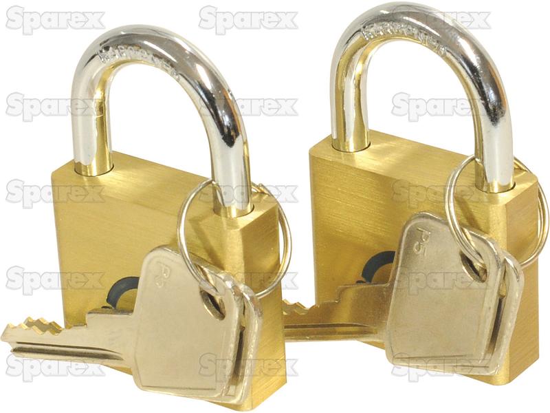 Squire Solid Brass Lion Range Padlock - Brass, Largura da estrutura em: 39.5mm (Classificação de segurança: 3) (S.26760)