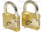 Squire Solid Brass Lion Range Padlock - Brass, Largura da estrutura em: 51mm (Classificação de segurança: 4) (S.26763)