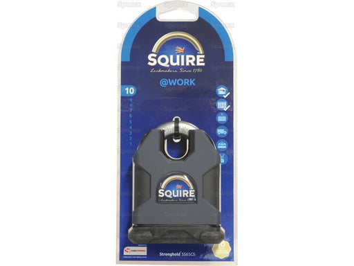 Squire Stronghold Padlock - Hardened Aço, Largura da estrutura em: 65mm (Classificação de segurança: 10) (S.26772)