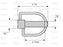 Cavilha estabilizador Ø19mm x 73mm (S.28606)