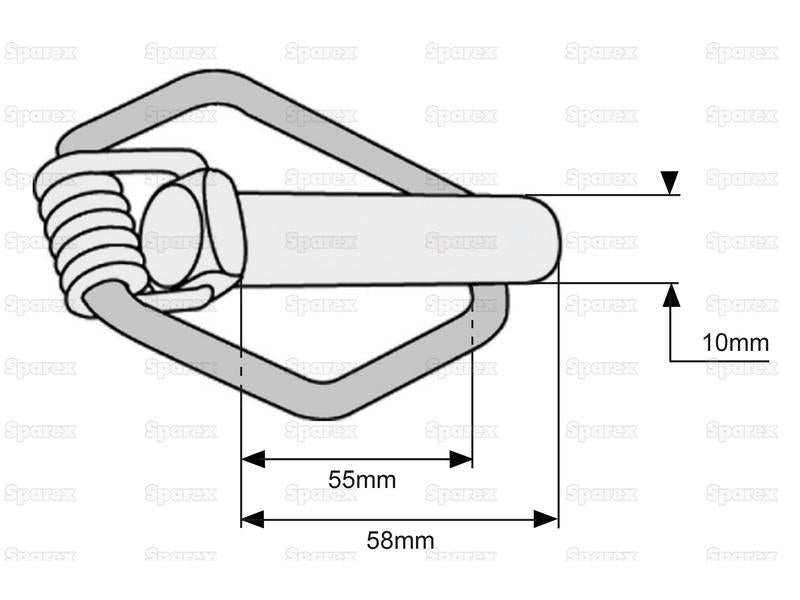 Cavilha Ø10mm x 58mm (S.29110)