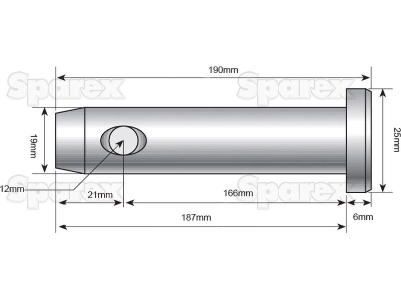 Cavilha 19x166mm Cat. 1 (S.29232)