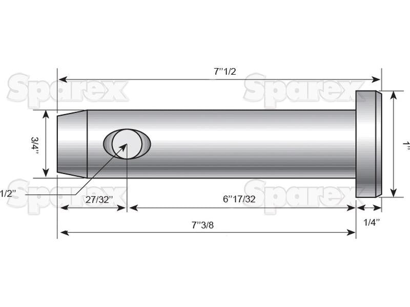 Cavilha 19x166mm Cat. 1 (S.29232)