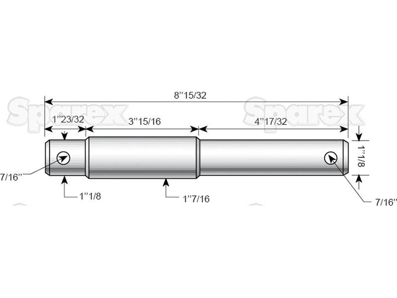 Munhao - Categoria dupla 28 - 36x258mm, Tamanho da rosca Tamanho da rosca 2/3 (S.29235)