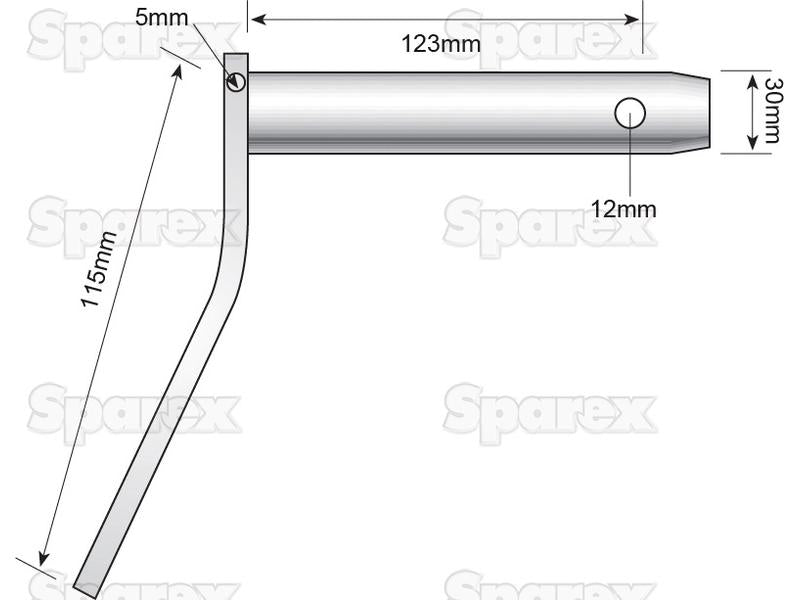 Cavilha 30x123mm Cat.30mm (S.29238)