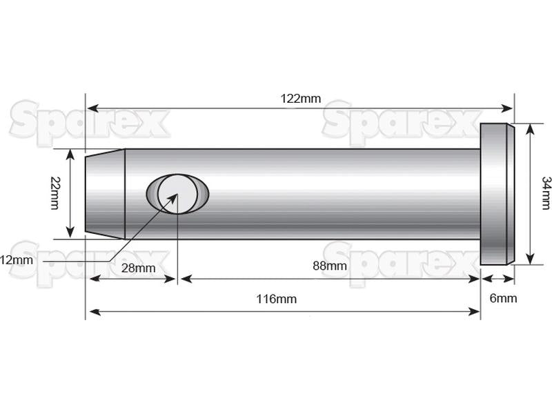 Cavilha 22x88mm (S.29240)