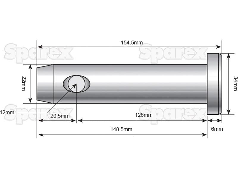 Cavilha 22x128mm (S.29242)