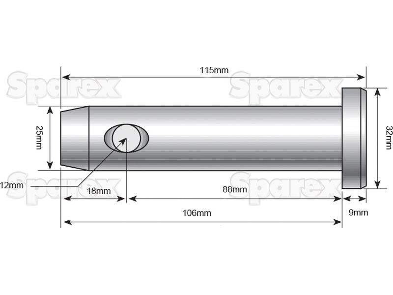 Cavilha 25x88mm Cat. 2 (S.29250)