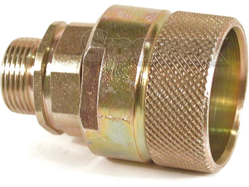 Hydraulic Quick Release Coupling 1/2'' Male with lock thread with 1/2''BSP male thread (S.30434)