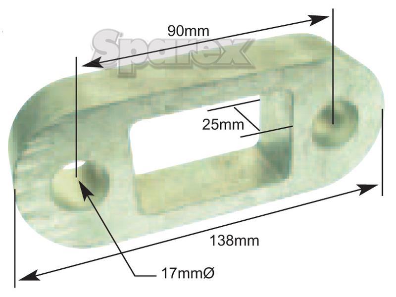 Ball Hitch Spacer 1 (S.3091)