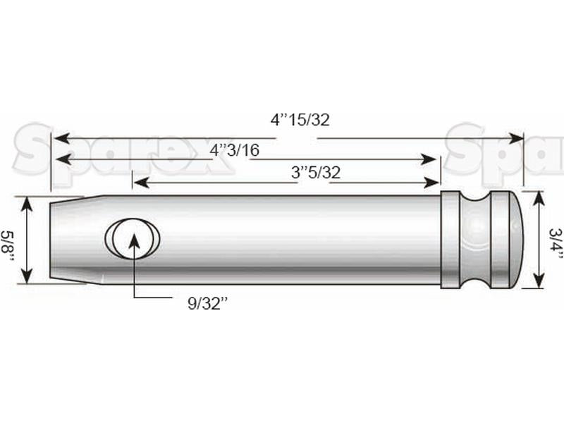 Cavilha 16x80mm Cat. 0 (S.3173)