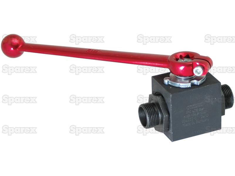 MARCHESINI Válvula Corte 2 Vías M12 x 1.50 métrica (20 L/min Caudal) Tubo 6L (S.32240)