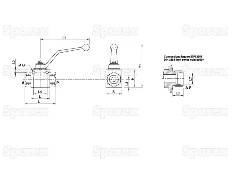 Valvula 2 Vias M12 x 1.50 (S.32240)