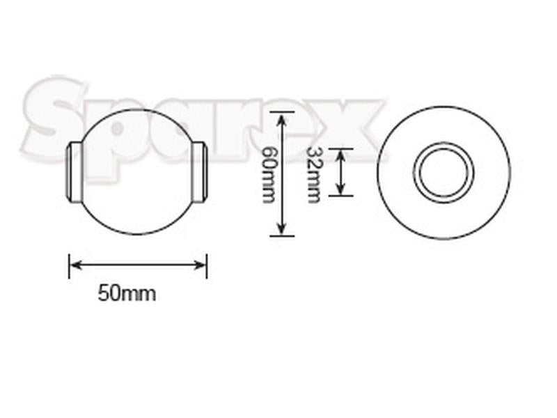 Rótula Ligação Superior (Cat. 3/3) (S.33010)