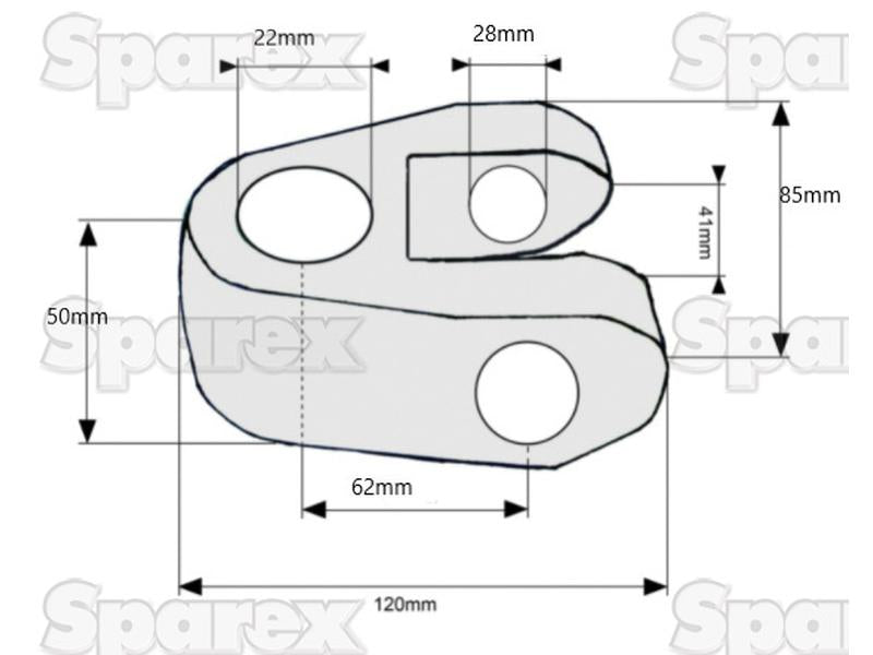 Articulação - Cat. 22mm (S.33192)