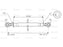 3º ponto (Cat.1/1) Olhal and Olhal, 1 1/8'', Comprimento minimo: 622mm. (S.335)