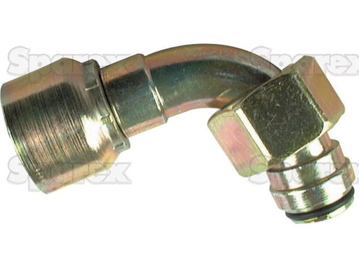 Parker Métrica Racord 1/4'' x M14 x 1.50 Fêmea 90° Swept Swivel Heavy Series (S.3431404)