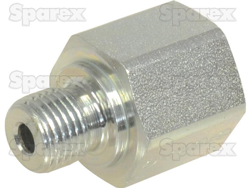 Hydraulic Metal Pipe Thread Reducer 1/4''BSP Externalthread 3/8''BSP Inner thread (S.34326)