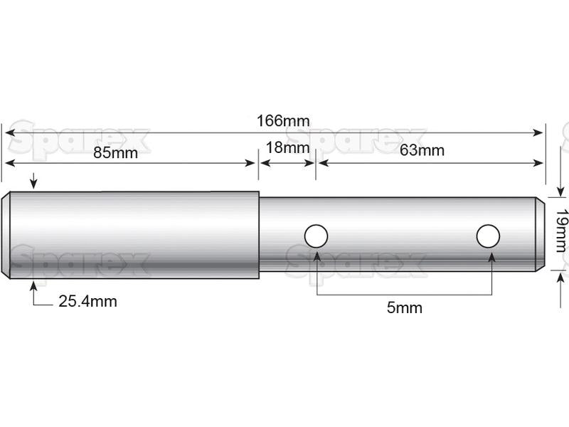 Cavilha - Categoria dupla 19 - 25mm Cat.1/2 (S.3539)