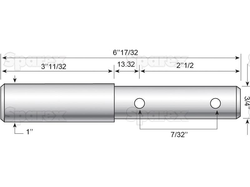 Cavilha - Categoria dupla 19 - 25mm Cat.1/2 (S.3539)