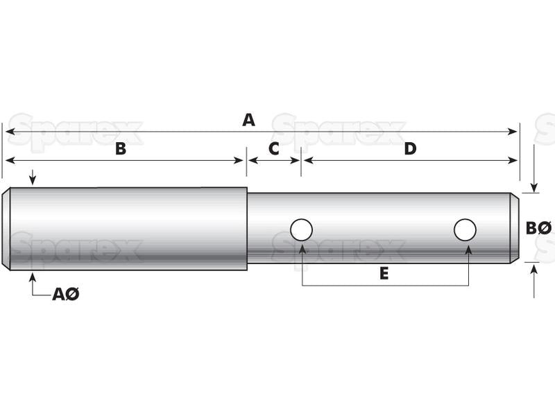 Cavilha - Categoria dupla 19 - 25mm Cat.1/2 (S.3549)