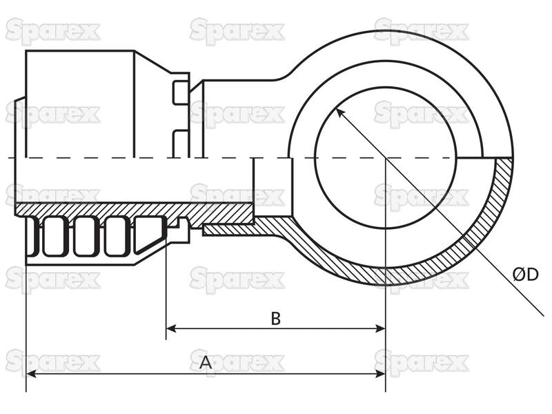 Parker Inserção de mangueira 1/4'' x 10mm (S.3751004)