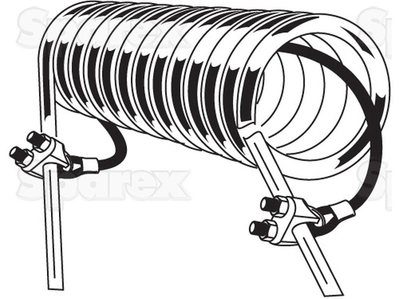 Kit de fixação, Para mola 8mm, (S.3845)