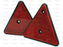 Refletor - Triangular (Vermelho) 150mm (2 un Agripak) (S.3871)