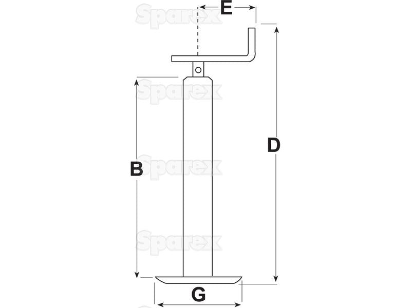 Apoio Reboque 800Kg (S.4064)