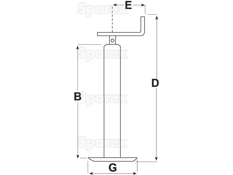 Apoio Reboque 1000Kg (S.4065)