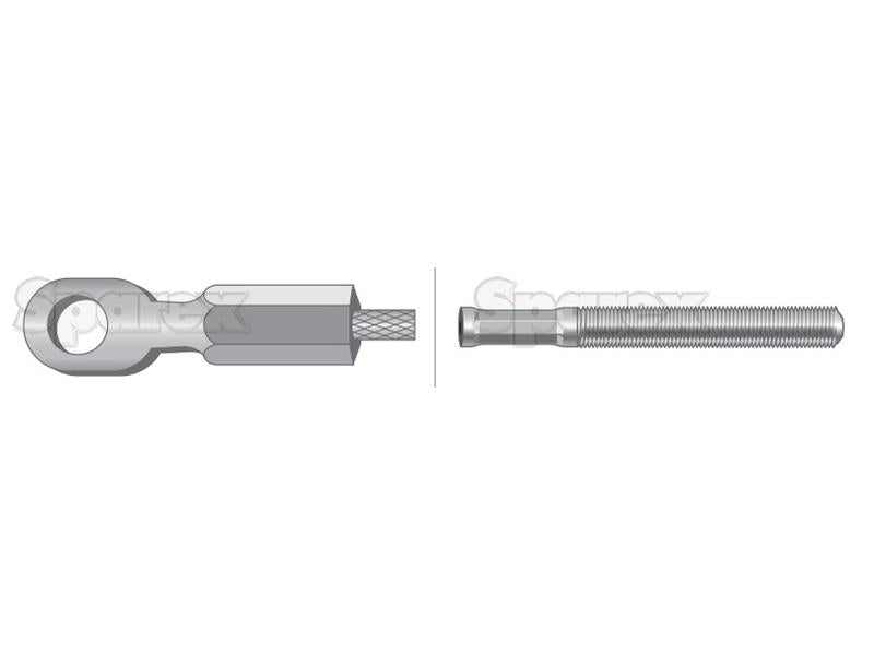 Cabo para puxo, Comprimento: 1710mm (67 11/32''), Comprimento do Cabo: 1423mm (56 1/32'') (S.43794)