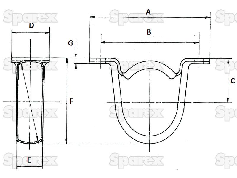 Sparex Caixa de rolamentos (PP207) (S.43877)