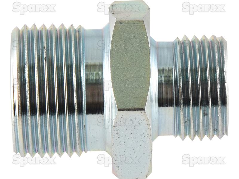 Adaptador hidráulico BSP macho para macho 1/2'' - 3/4 (S.4679)