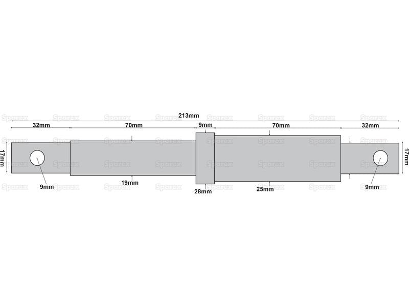 Cavilha - Categoria dupla 17-19-25mm Cat.1/2 (S.5008)