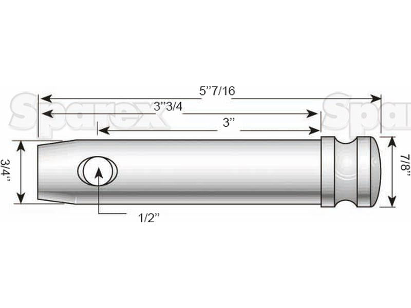 Cavilha com corrente 19x102mm Cat. 1 (S.5020)