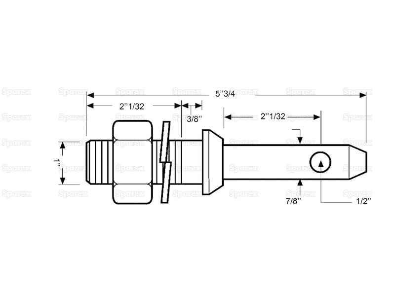 Munhao Reforçado 22x146mm, Tamanho da rosca 1″x51mm Cat. 1 (S.5190)