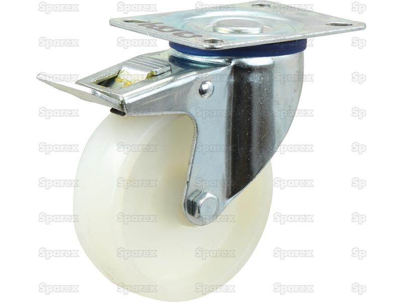 Roda Nylon - Capacidade: 120kgs, Diâmetro da roda: 80mm (S.52588)