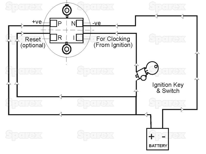 Conta horas - LCD Display, 8-32V (S.52673)