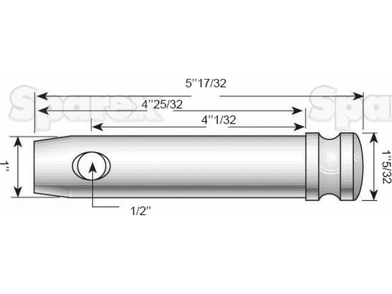 Cavilha com corrente 25x102mm Cat. 2 (S.5364)