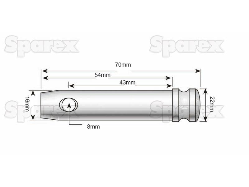 Cavilha 16x43mm Cat. 0 (S.53)