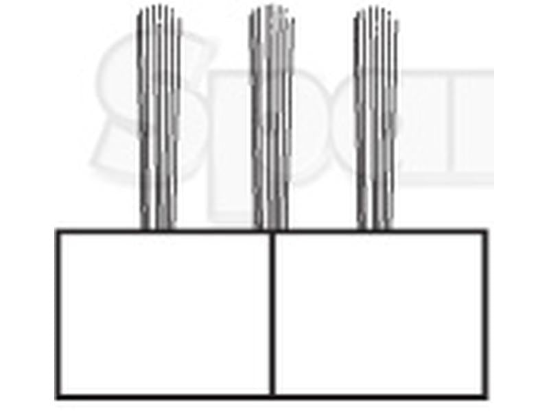 ABRACS Escova de Aço - 3 Fileira (S.54059)